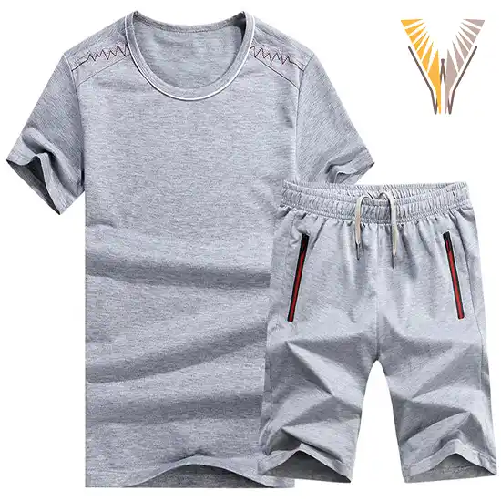 jogging wear grey summer jogging Youngs Wear