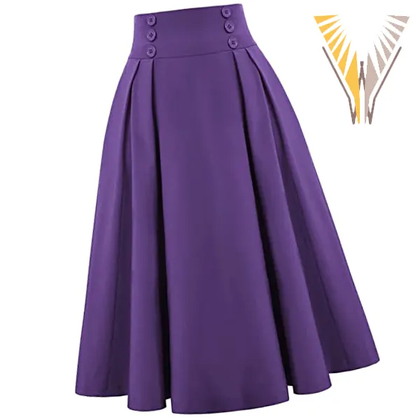 Skirt Purple 653 Youngs Wear